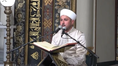 Bursa'da Mevlid Kandili Ulu Cami'de dualarla kutlandı