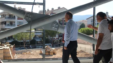 Muğla Valisi Akbıyık Atatürk Stadyumu inşaatını inceledi