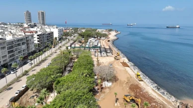 Hatay'da İskenderun sahili deprem sonrası yenileniyor