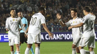 Real madrid kairat almatı'yı 5-0 yendi mbappe hat-trick yaptı