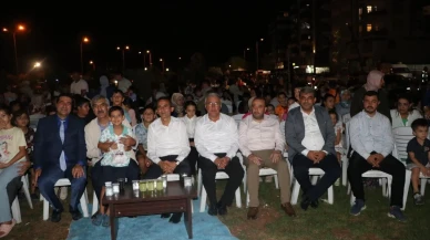 Kilis'te Halk Sağlığı Haftasında açık hava sineması yoğun ilgi gördü