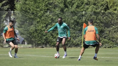 Konyaspor RAMS Başakşehir maçı için Kayacık Tesisleri’nde antrenman yaptı