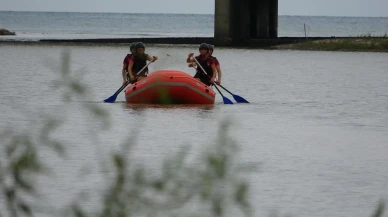Espiye öğrencileri Avrupa rafting şampiyonluğunu fındık bahçesinden kazandı
