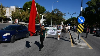 Gördes'te yeşil vatan temalı farkındalık yürüyüşü düzenlendi