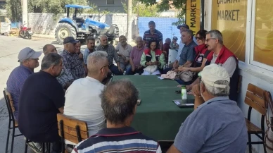 Aydın'da tarım ve hayvancılıkta çiftçi bilgilendirme toplantıları devam ediyor