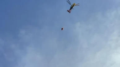 Beyşehir’de sazlık yangını ormanlık alana sıçradı