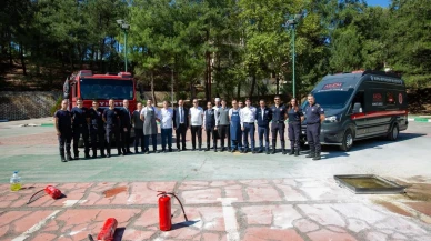 Bursa Büyükşehir Belediyesi BURFAŞ’ta yangın tatbikatı gerçekleştirdi