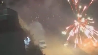 Bursa İnegöl'de araçtan atılan havai fişek buğday tarlasını yaktı