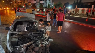 Mersin’in Tarsus ilçesinde trafik kazası sonucu 1 ölü 8 yaralı
