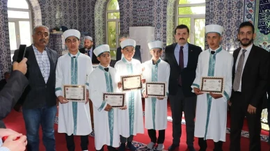 Ağrı'nın Tutak ilçesinde hafızlık icazet merasimi düzenlendi