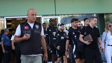 Beşiktaş İzmir’e geldi Göztepe maçına hazırlanıyor
