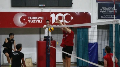 Düzce Belediyesi Spor Akademisi Gölcük Belediyespor ile hazırlık maçı yaptı