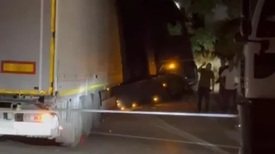 Bandırma-Gönen karayolunda tır kazasında 1 kişi yaralandı