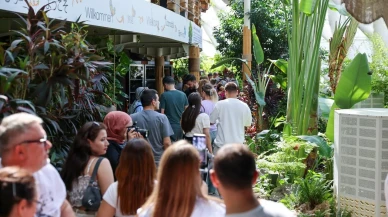 Konya Tropikal Kelebek Bahçesi yaz döneminde 272 bin ziyaretçi ağırladı