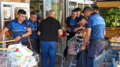 Tarsus Belediyesi zabıta ekipleri sağlıksız ürünleri imha etti