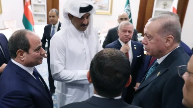 Cumhurbaşkanı Erdoğan Katar Emiri ile Doha’da ikili ilişkileri görüştü