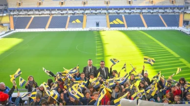 Denizlili öğrenciler Fenerbahçe Şükrü Saraçoğlu Stadı'nı ziyaret etti