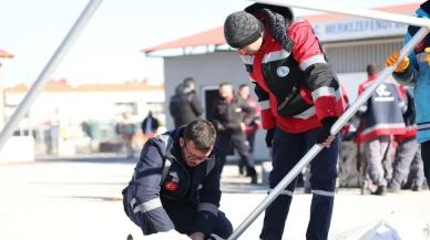 Merkezefendi Belediyesi personeline afet farkındalık ve çadır kurma eğitimi verildi
