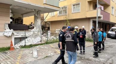 Ataşehir'de doğal gaz patlaması sonrası sokak savaş alanına döndü: 1 yaralı