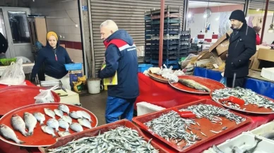 Beyşehir’de su ürünleri denetimlerinde balıkların boy ölçümleri yapıldı