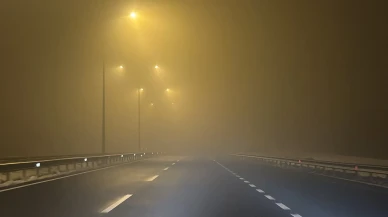 Düzce’de yoğun sis nedeniyle görüş mesafesi 10 metreye düştü