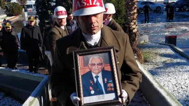 Samsun'da Kore Gazisi Ali Gümüş askeri törenle son yolculuğuna uğurlandı
