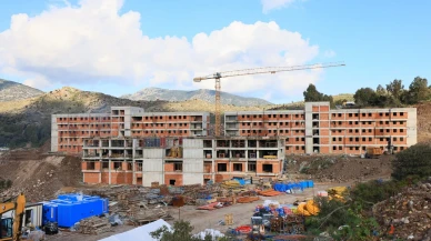 Bodrum’da 400 öğrenci kapasiteli yeni öğrenci yurdu inşaatı hızla devam ediyor