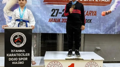 Düzceli karateciler Türkiye Yıldızlar Karate Ligi’nde madalyalarla döndü