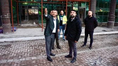 Karabük'te milletvekili Cem Şahin belediyenin çalışmalarını inceledi