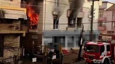 Kocaeli’de apartmanın 2. katında çıkan yangında 5 kişi dumandan etkilendi