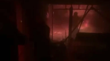 Gazipaşa'da mahalle konağında çıkan yangın itfaiye ekiplerince söndürüldü