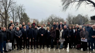 Karabük Belediye Başkanı Özkan Çetinkaya gazetecilerle bir araya geldi