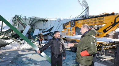 Şanlıurfa'da başkan Gülpınar hasar gören işyerlerini yerinde inceledi