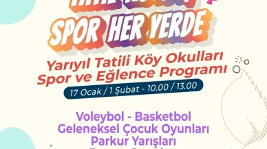 Şehitkamil'de yarıyıl tatili spor şenliğiyle renklenecek