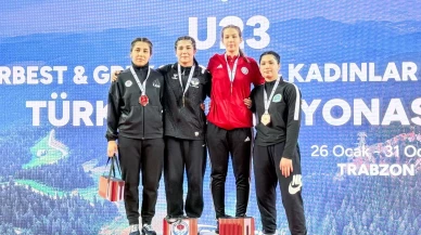 u23 Türkiye Kadınlar Güreş Şampiyonası Trabzon'da tamamlandı
