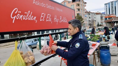 Tokat Belediyesi pazar yerlerinde askıda sebze ve meyve uygulaması başlattı