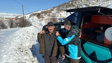 Tunceli’de UMKE ekipleri diyaliz hastası için seferber oldu