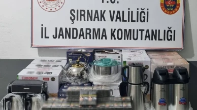 Şırnak'ta jandarma ekiplerince kaçakçılık operasyonunda 16 milyon liralık malzeme ele geçirildi