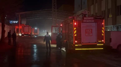 Gaziantep’te makarna fabrikasında çıkan yangın itfaiye tarafından kontrol altına alındı