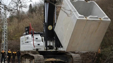 Düzce’de Kaynaşlı ilçesindeki kutu menfez çalışmaları başarıyla tamamlandı
