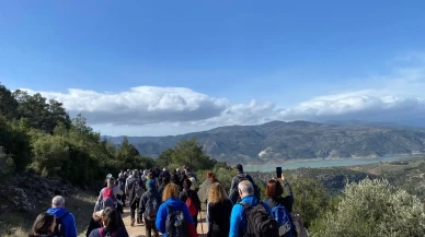 Aydın’da doğaseverler Arapapıştı Kanyonu’nda trekking etkinliğinde bir araya geldi