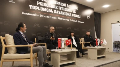 Mersin'de deprem sonrası psikolojik iyileşme ve dayanışma paneli düzenlendi