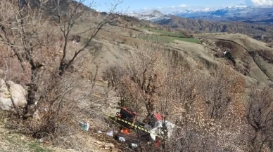 Elazığ’da patpat motoru uçuruma yuvarlandı: 1 ölü 1 yaralı