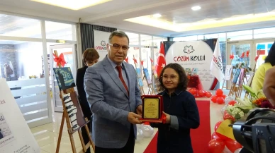 Yozgat'ta genç yetenek Alya ilk kişisel resim sergisini açtı