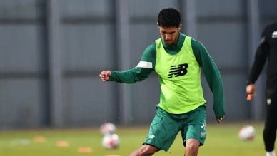 Bursaspor Gebzespor maçı için Özlüce tesislerinde antrenman yaptı