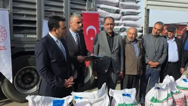 Adıyaman'da Gölbaşı çiftçisine 50 ton nohut tohumu desteği sağlandı
