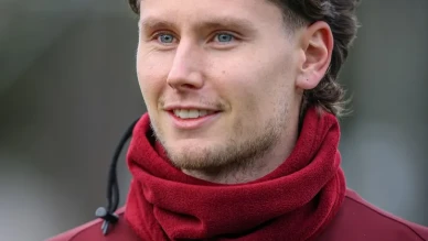 Trabzonspor'da Mathias Lovik ilk antrenmanına çıktı