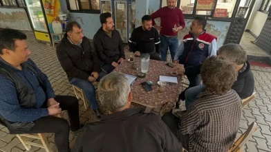 Köşk’te çiftçilere şap hastalığı ve zeytin zararlıları hakkında bilgi verildi