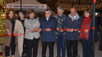 Sinop'ta yerel üreticilere destek sağlamak amacıyla yılbaşı pazarı açıldı