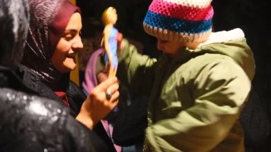 Erzincan'da minik Hümeyra için gönüllü gençler moral etkinliği düzenledi